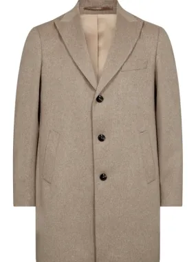 2BLIND2C BEIGE WOOL & MOHAIR COAT