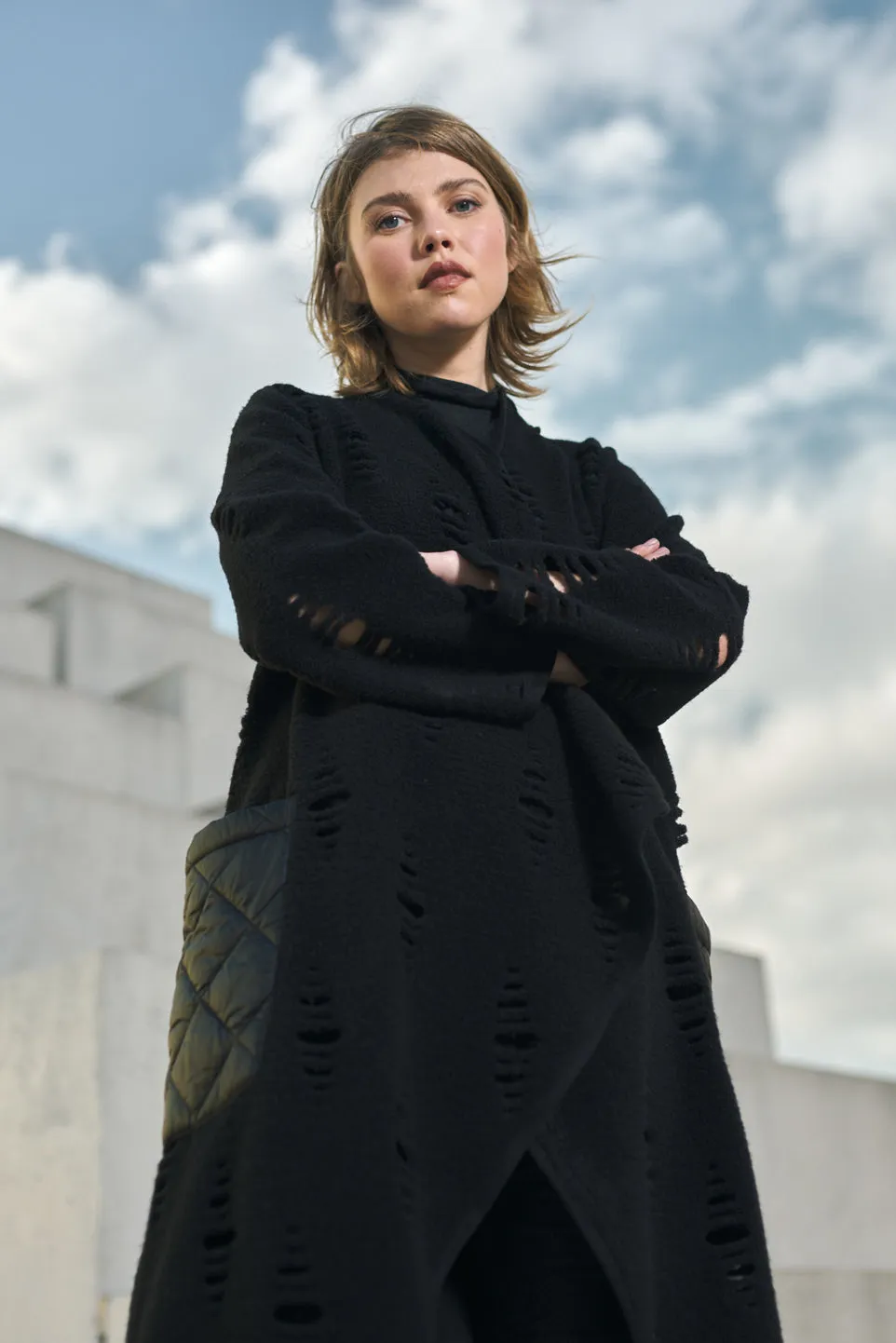 Alembika Urban Morgana Distressed Coat