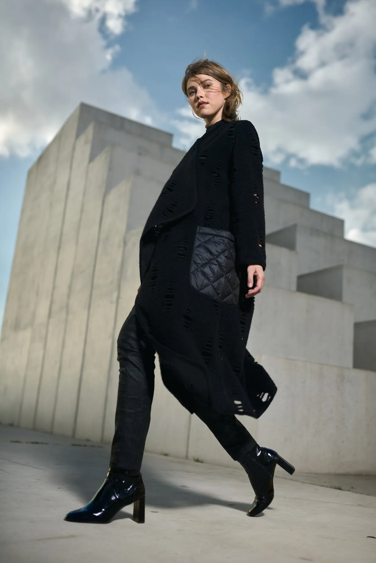 Alembika Urban Morgana Distressed Coat