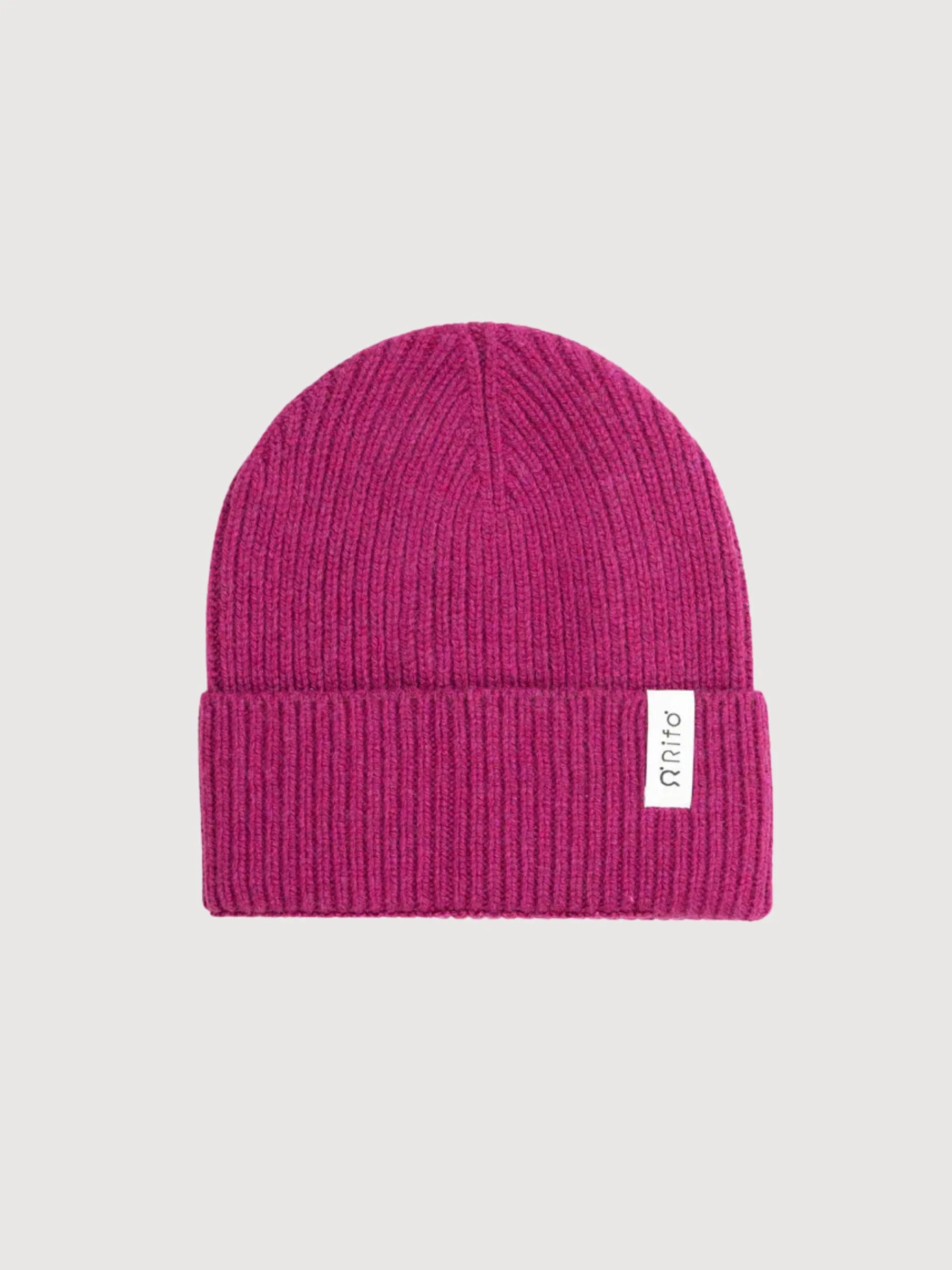 Beanie Marcello Pink Ciclamino in recycled cashmere | Rifò