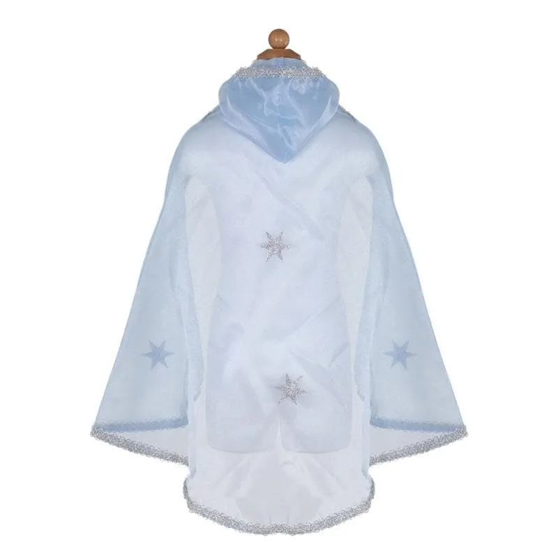Blue & Silver Snow Queen Cape