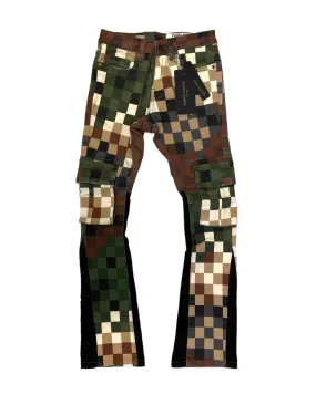 Boy’s Digital Twill Camo Stacked Pant