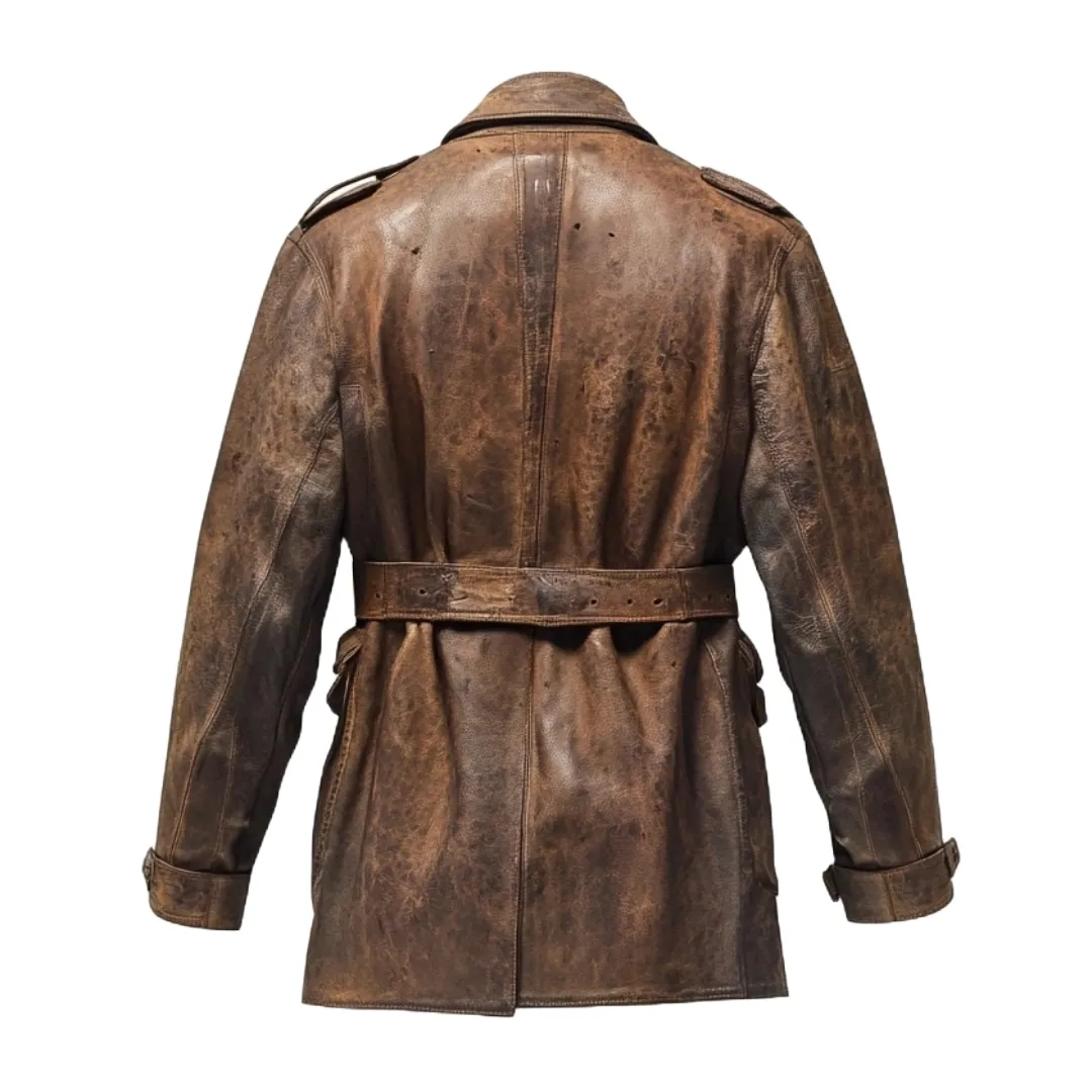 Brown Leather Field Coat – Crafted from Premium Leather | El Zoro