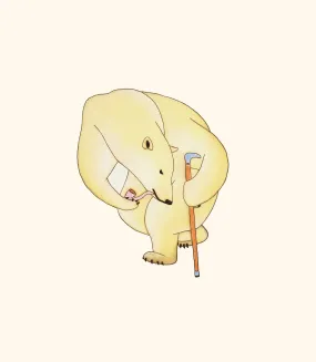 Cape Dorset 2020 Print, Distinguished Bear, Qavavau Manumie