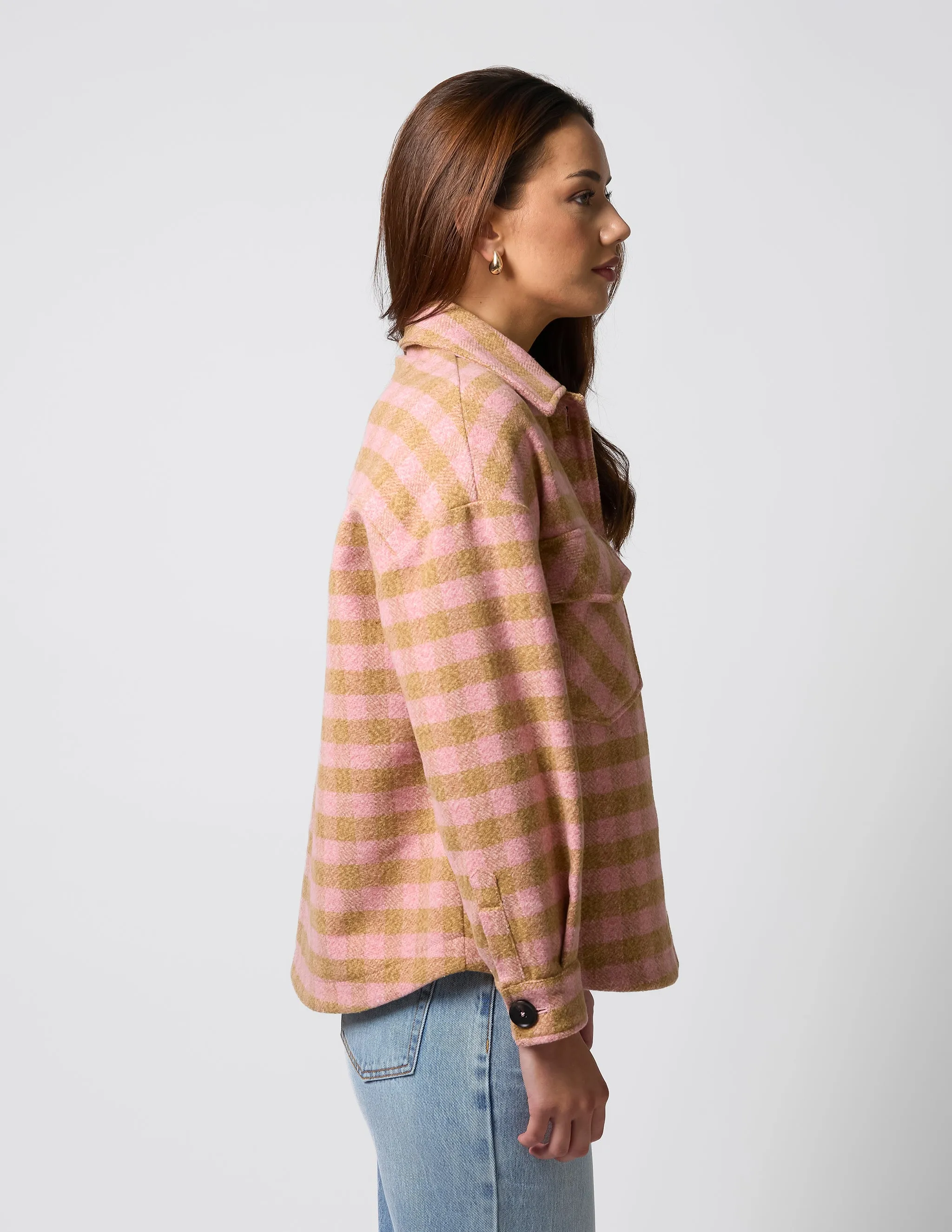 Carly Coat - Blooming Rose