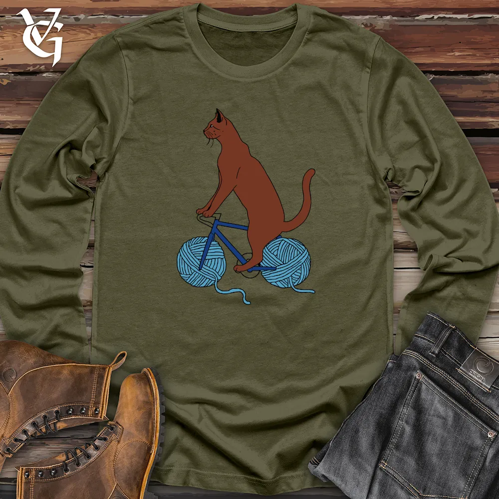Cat Yarn Biker Long Sleeve