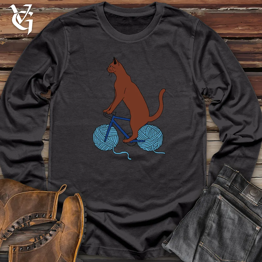Cat Yarn Biker Long Sleeve