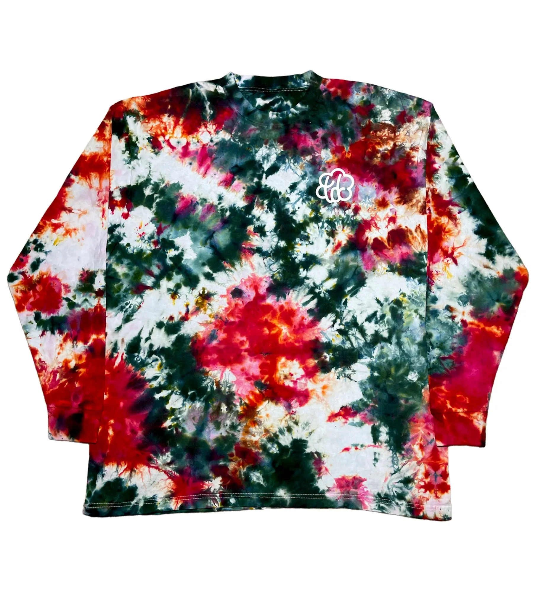 Christmas Tie Dye Long Sleeve T-Shirt