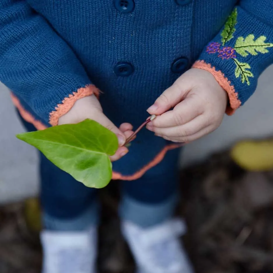 Enchanted Forest Knitted Pram Coat