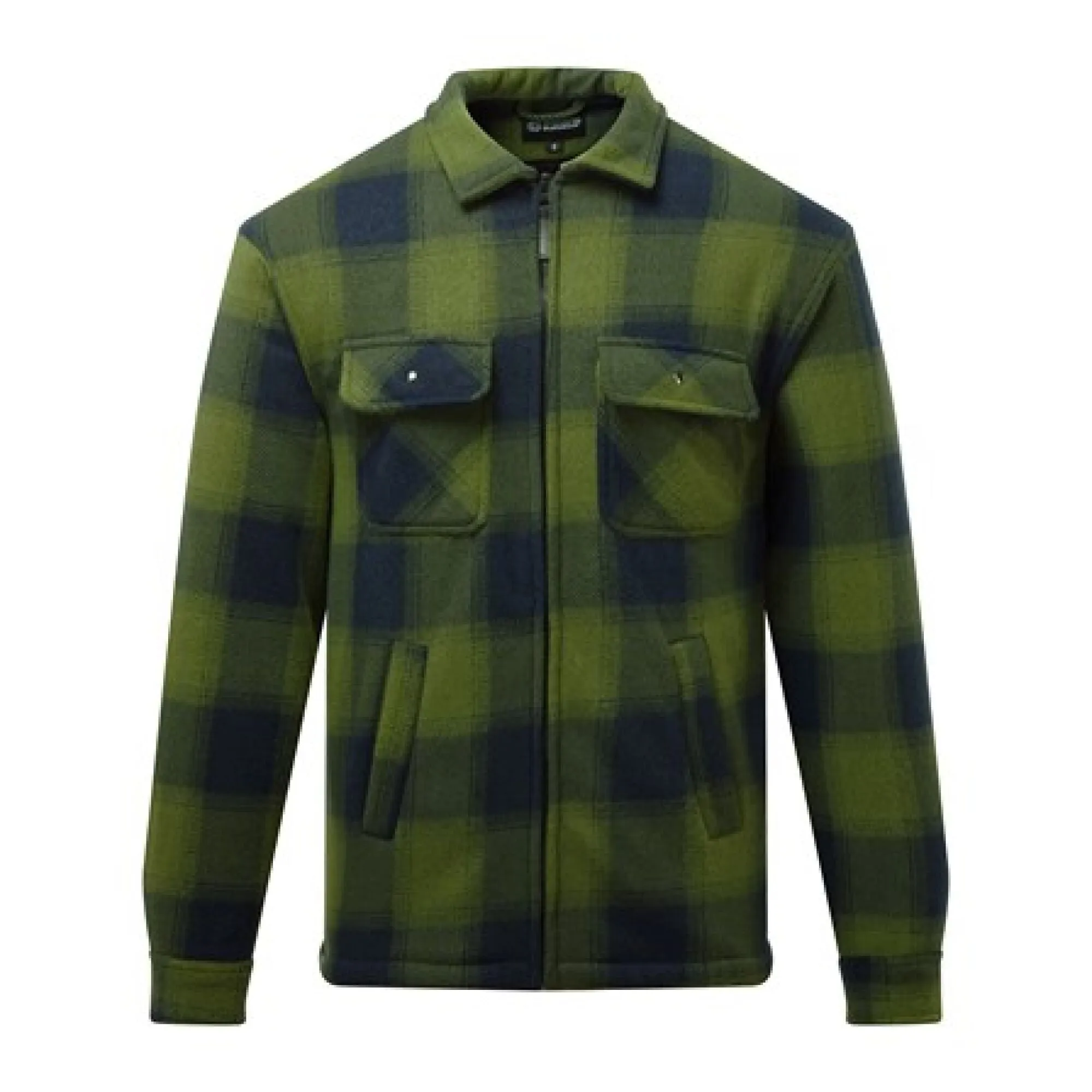 Fort Portman Shacket Green – Sherpa Fleece Lined, Padded Sleeves & Microfleece Outer | Durable & Warm