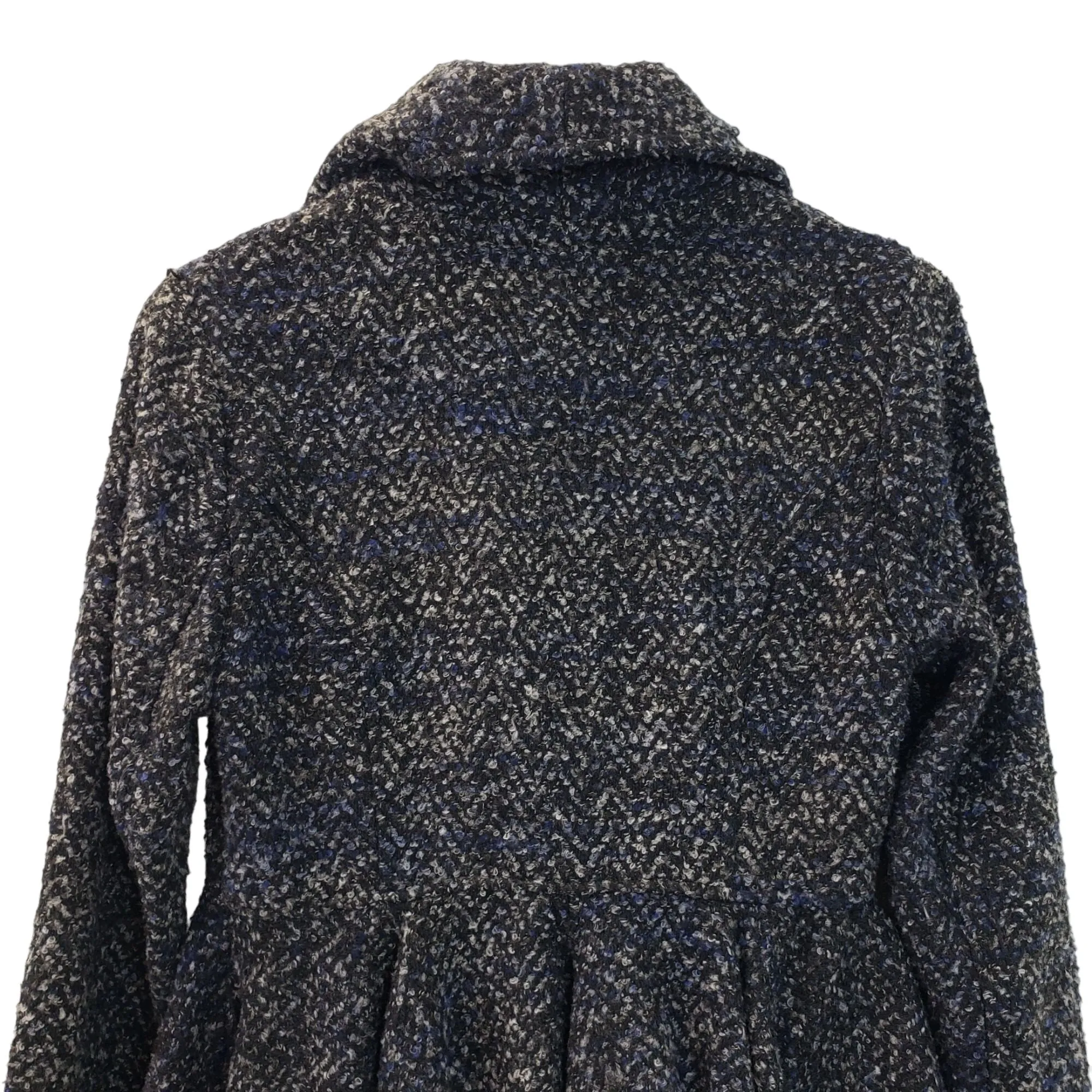 Free People Tweed Patricia Peplum Peacoat Size 4