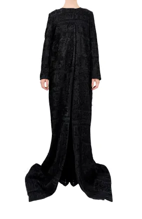 Hand Embroidered Maxi Coat