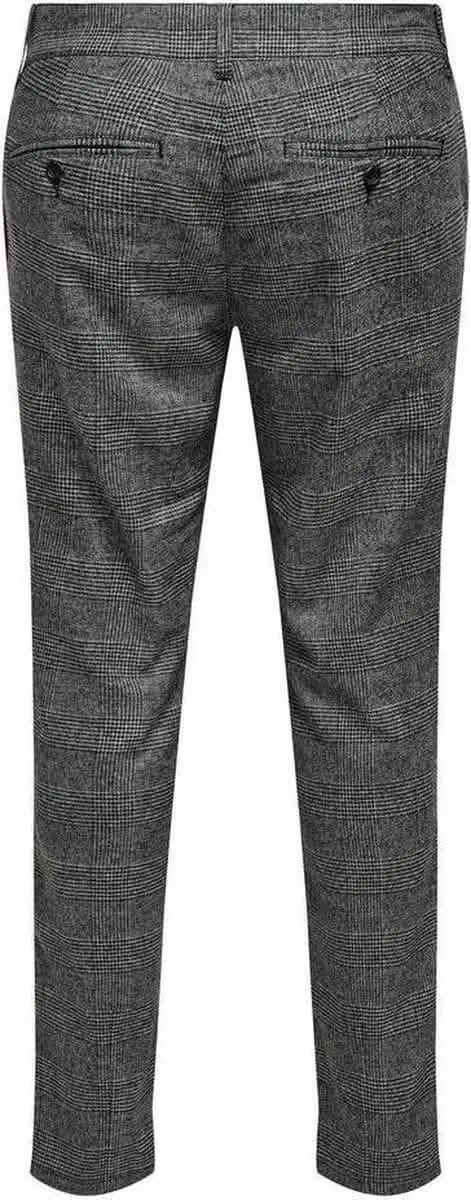 Mark Pants Check GW Medium Grijs Melange