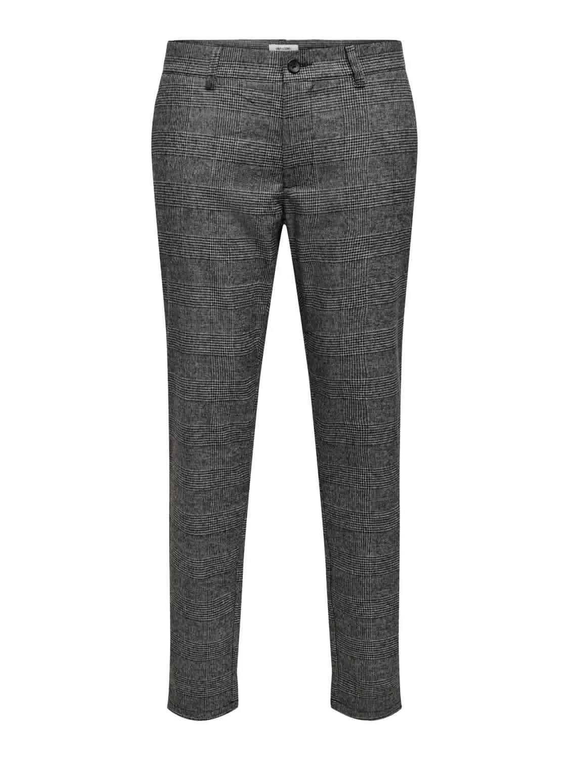 Mark Pants Check GW Medium Grijs Melange
