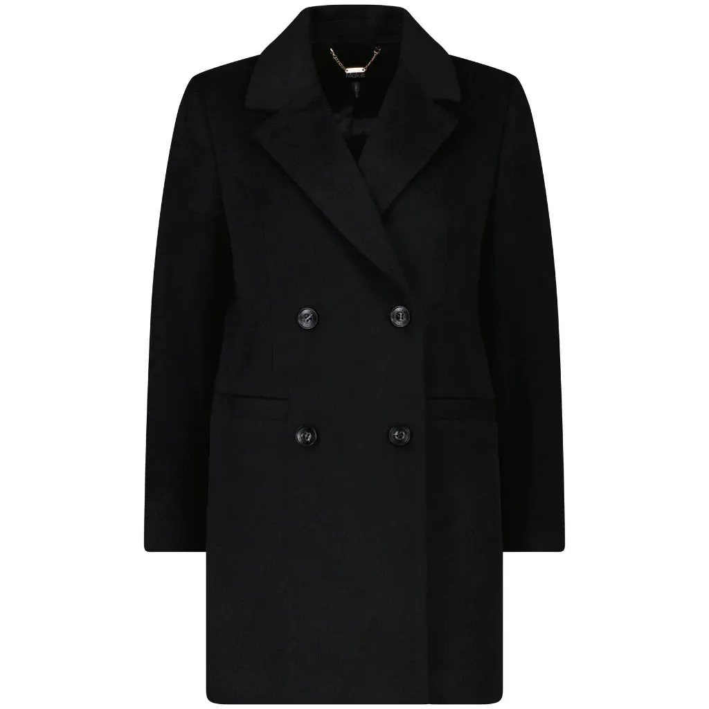 Moke-Maria Wool Blazer-Black