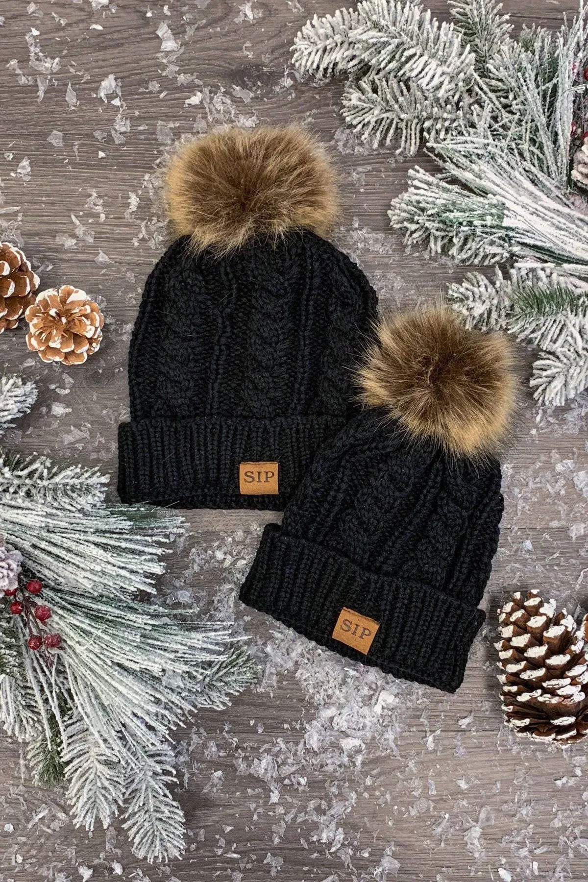 Mom & Me - SIP Colored Beanies