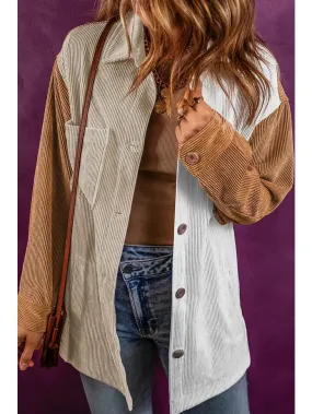 Multicolor Colorblock Shacket