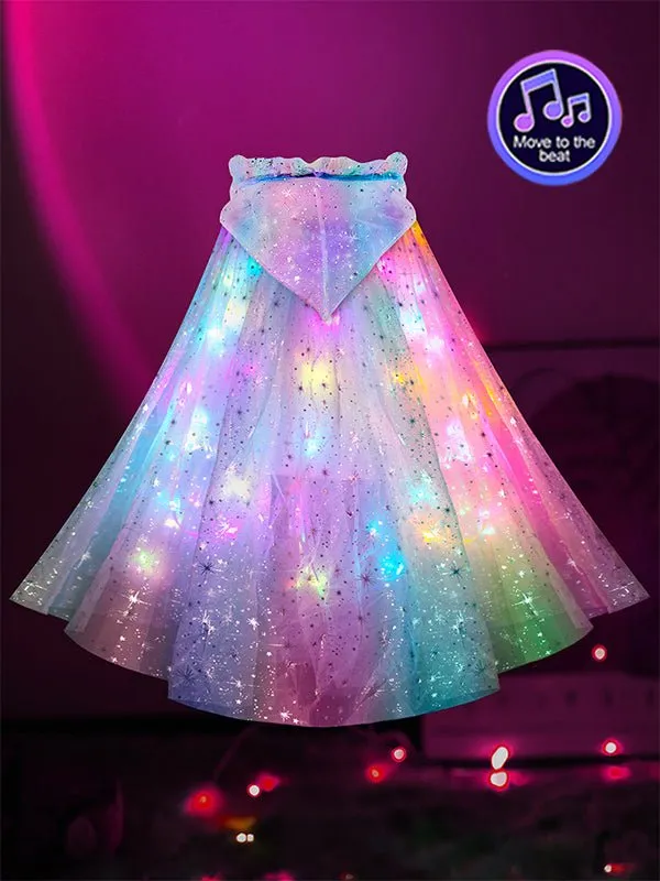 Music Light UP Cape for Girls
