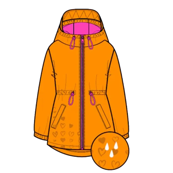 Nikki Jones Coat - Magic Raincoat - Papaya