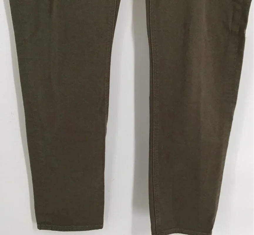 NWT Michael Kors Men's Olive Green Parker Slim Fit Chino Pants - Size 38/32