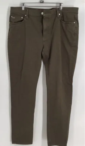NWT Michael Kors Men's Olive Green Parker Slim Fit Chino Pants - Size 38/32