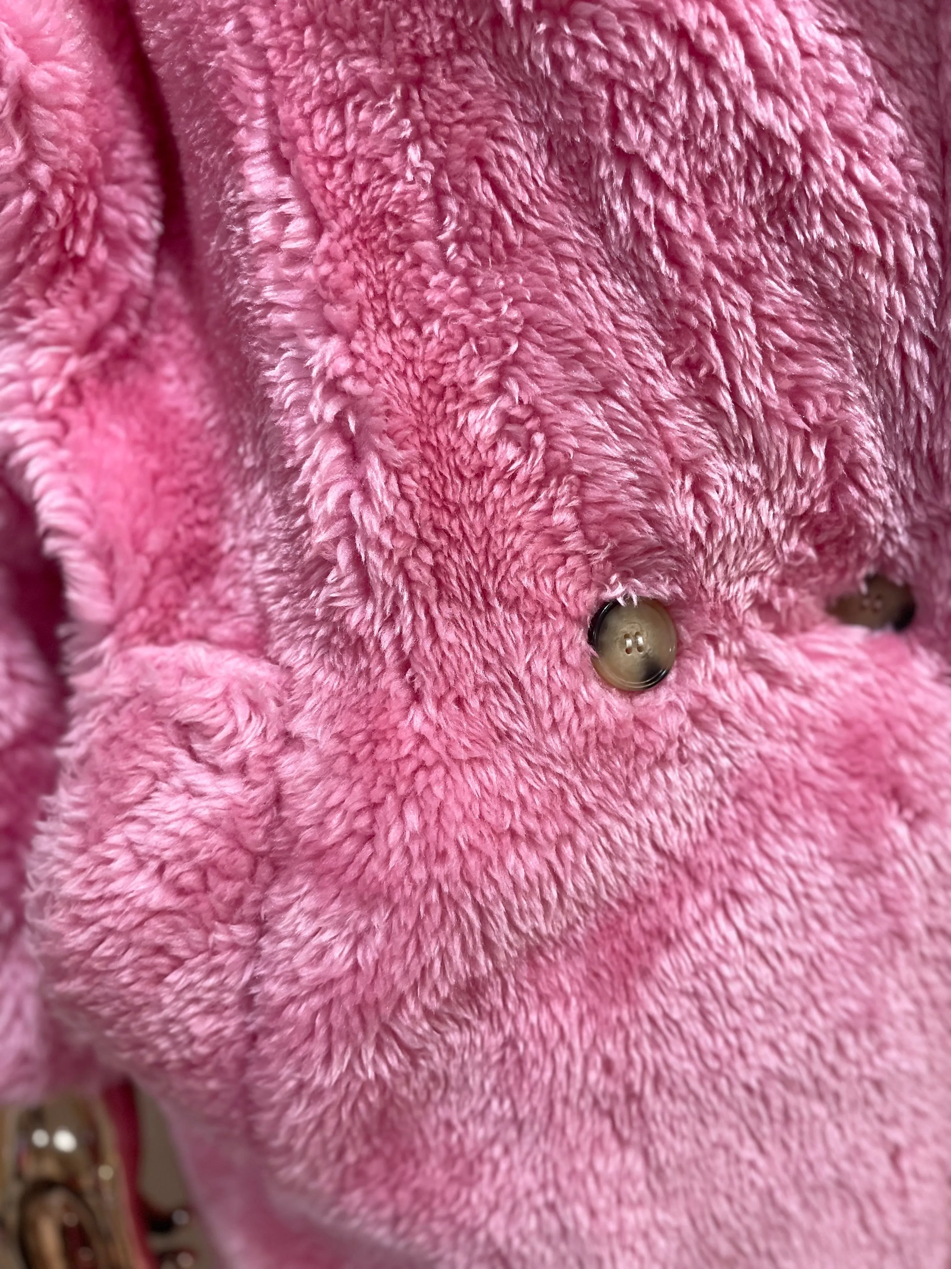 Pink Teddy Coat