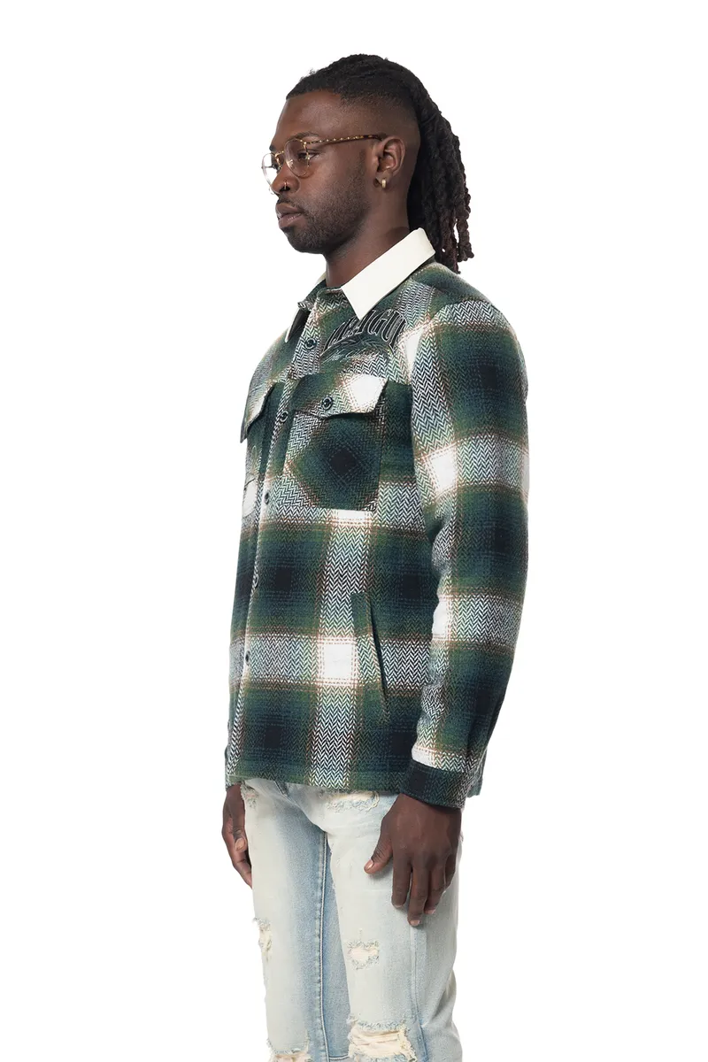Smoke Rise Jacket - Vegan Leather - Spruce  - OH24687