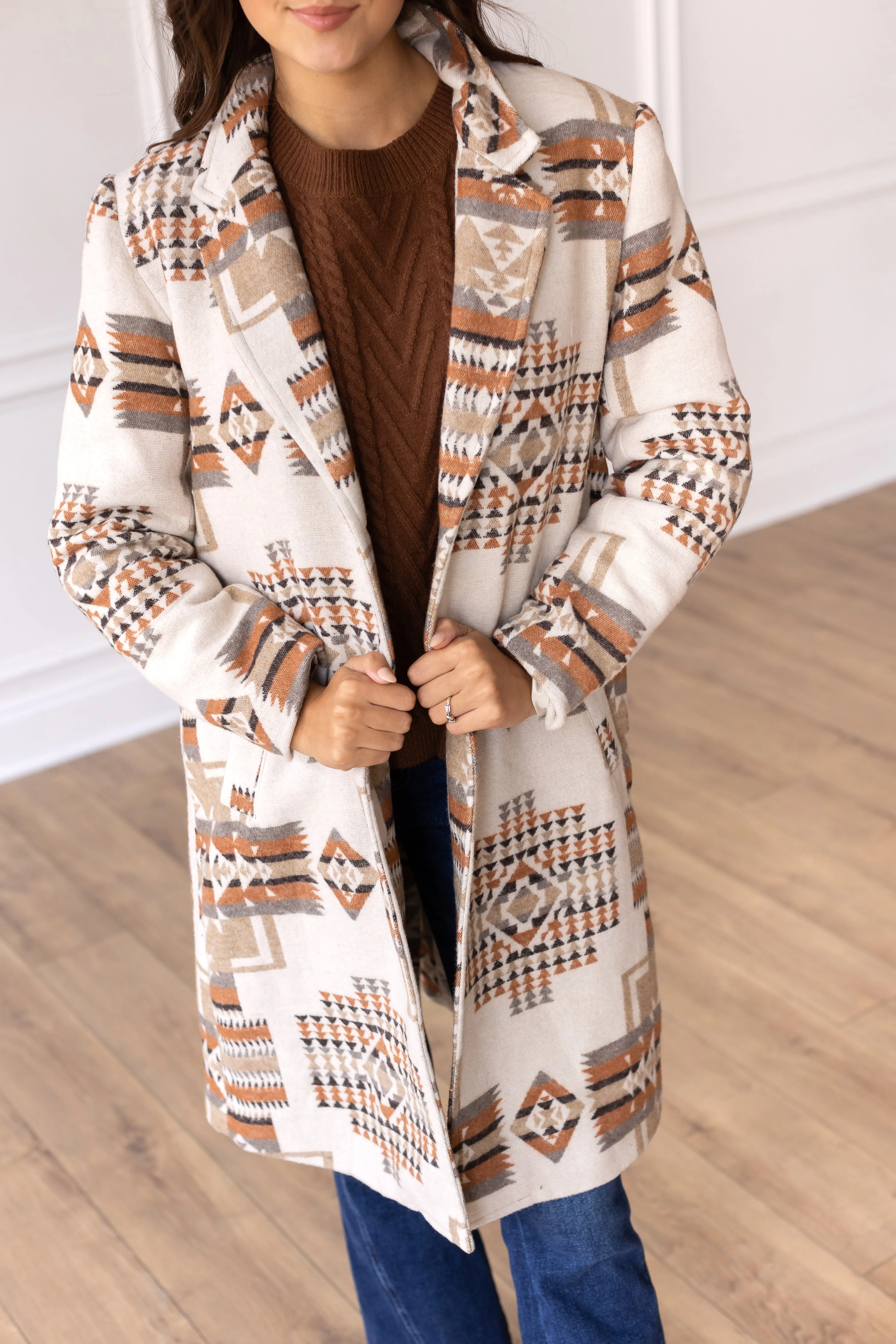 Southwest Sands Aztec Peacoat XL OR 2XL