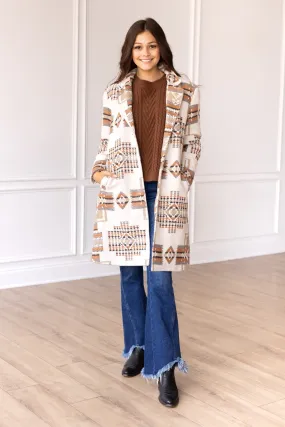 Southwest Sands Aztec Peacoat XL OR 2XL