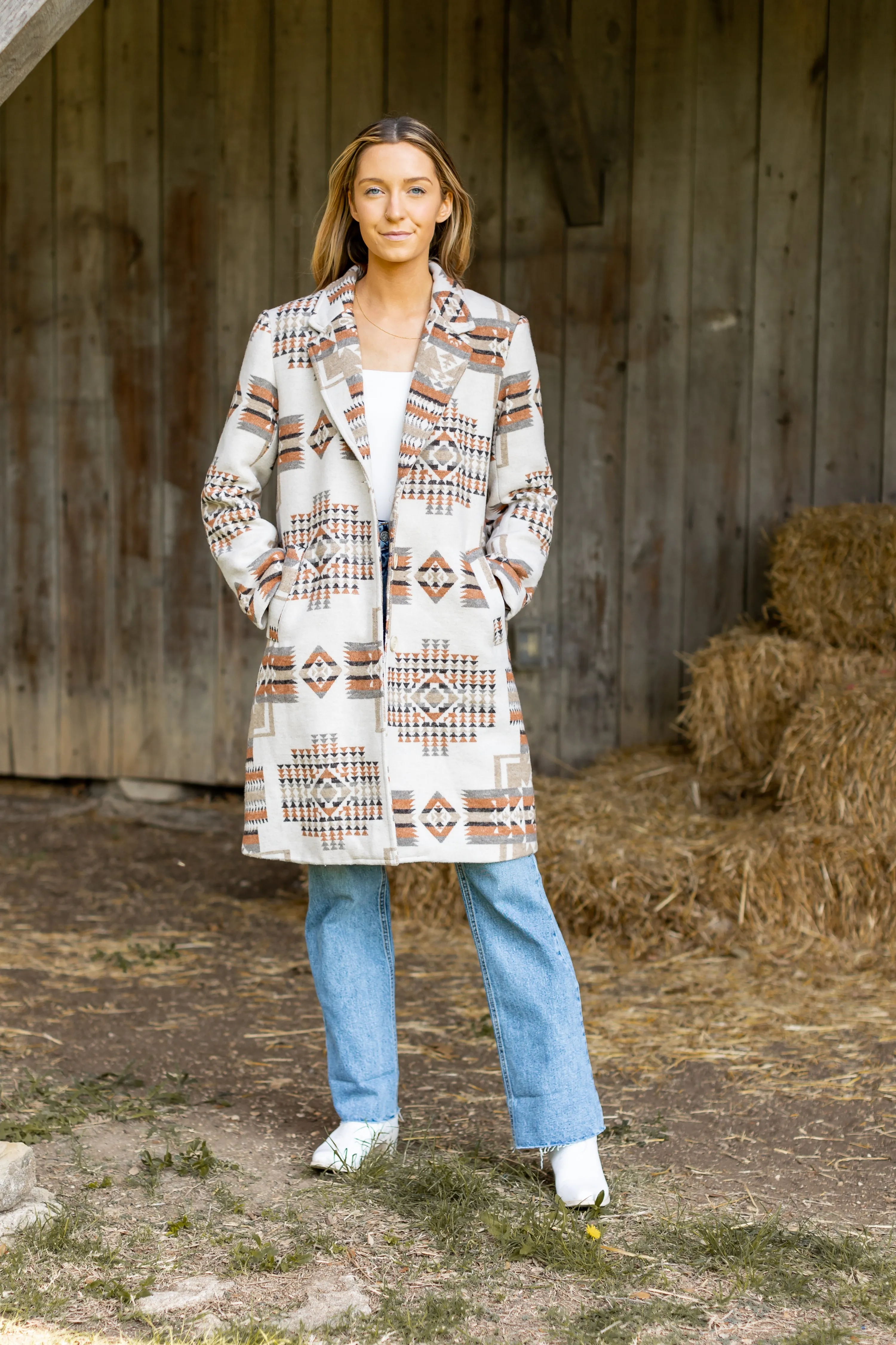 Southwest Sands Aztec Peacoat XL OR 2XL