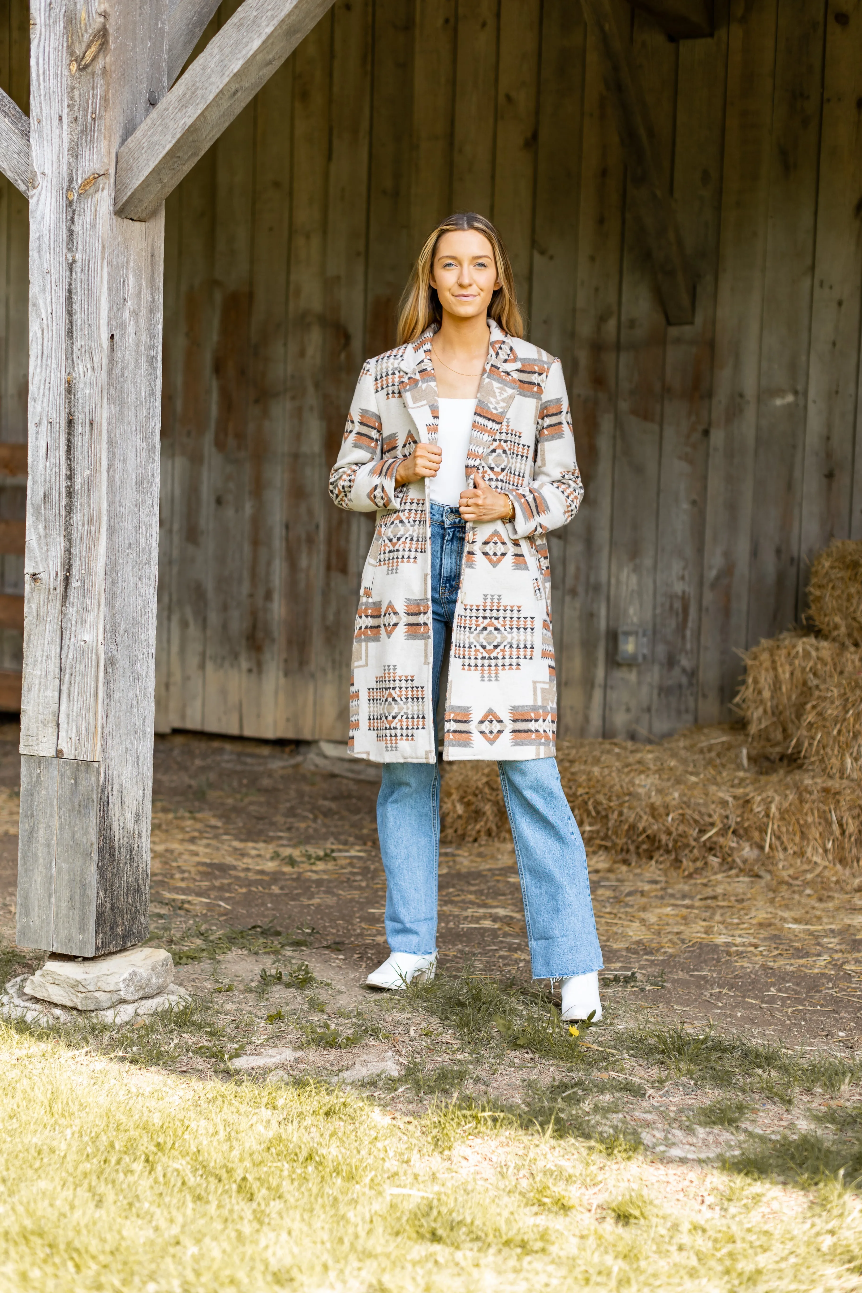 Southwest Sands Aztec Peacoat XL OR 2XL