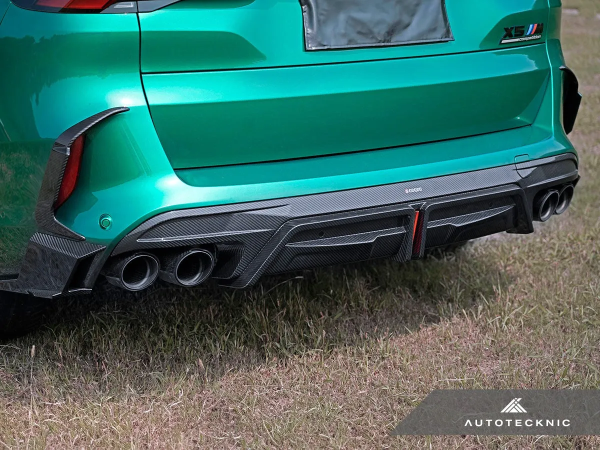 SQ-Aero Carbon Fiber Rear Bumper Vent Trim Set - F95 X5M