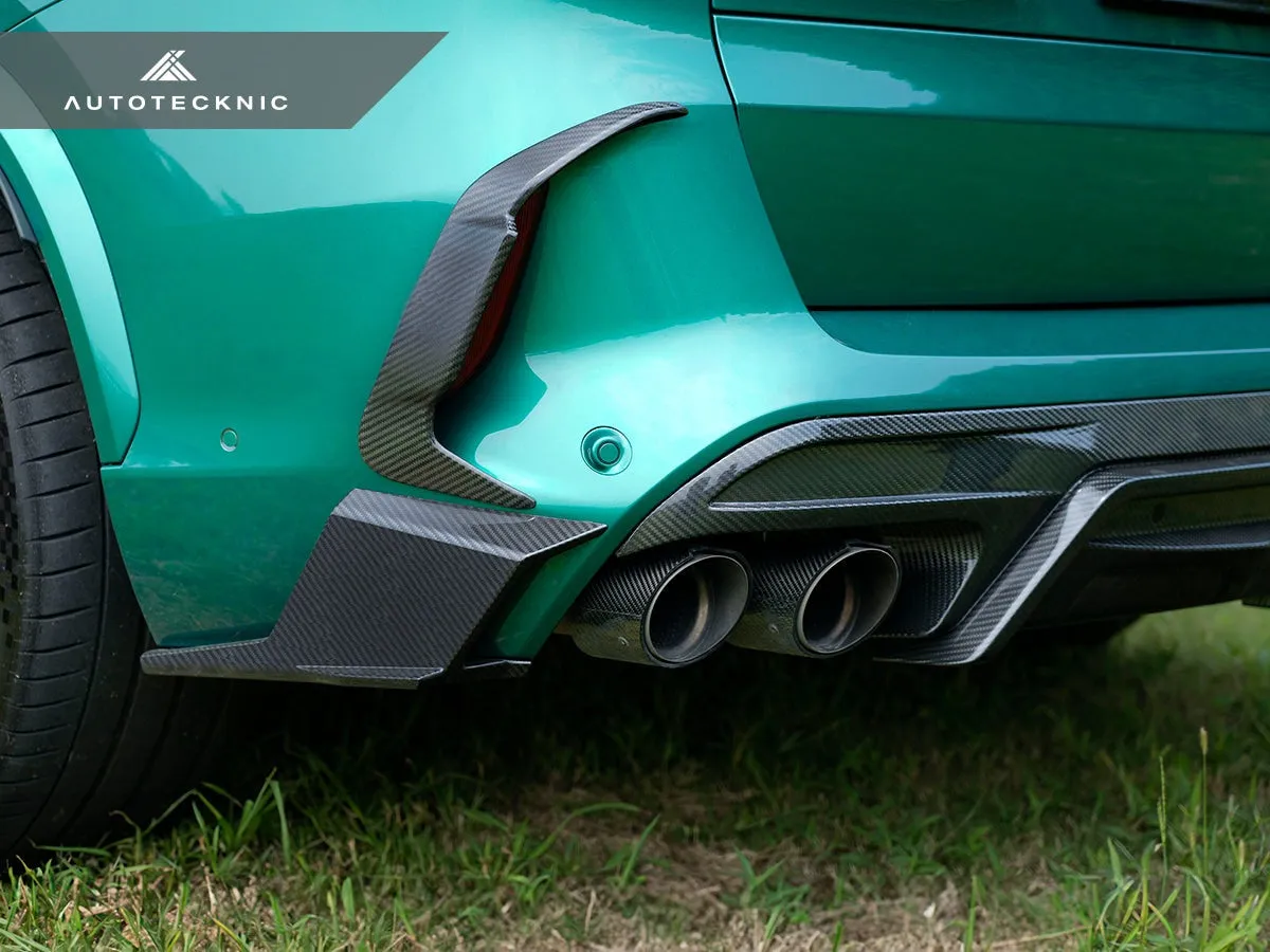 SQ-Aero Carbon Fiber Rear Bumper Vent Trim Set - F95 X5M