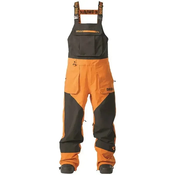 Thirtytwo Basement Bib Snowpants - Black/Orange