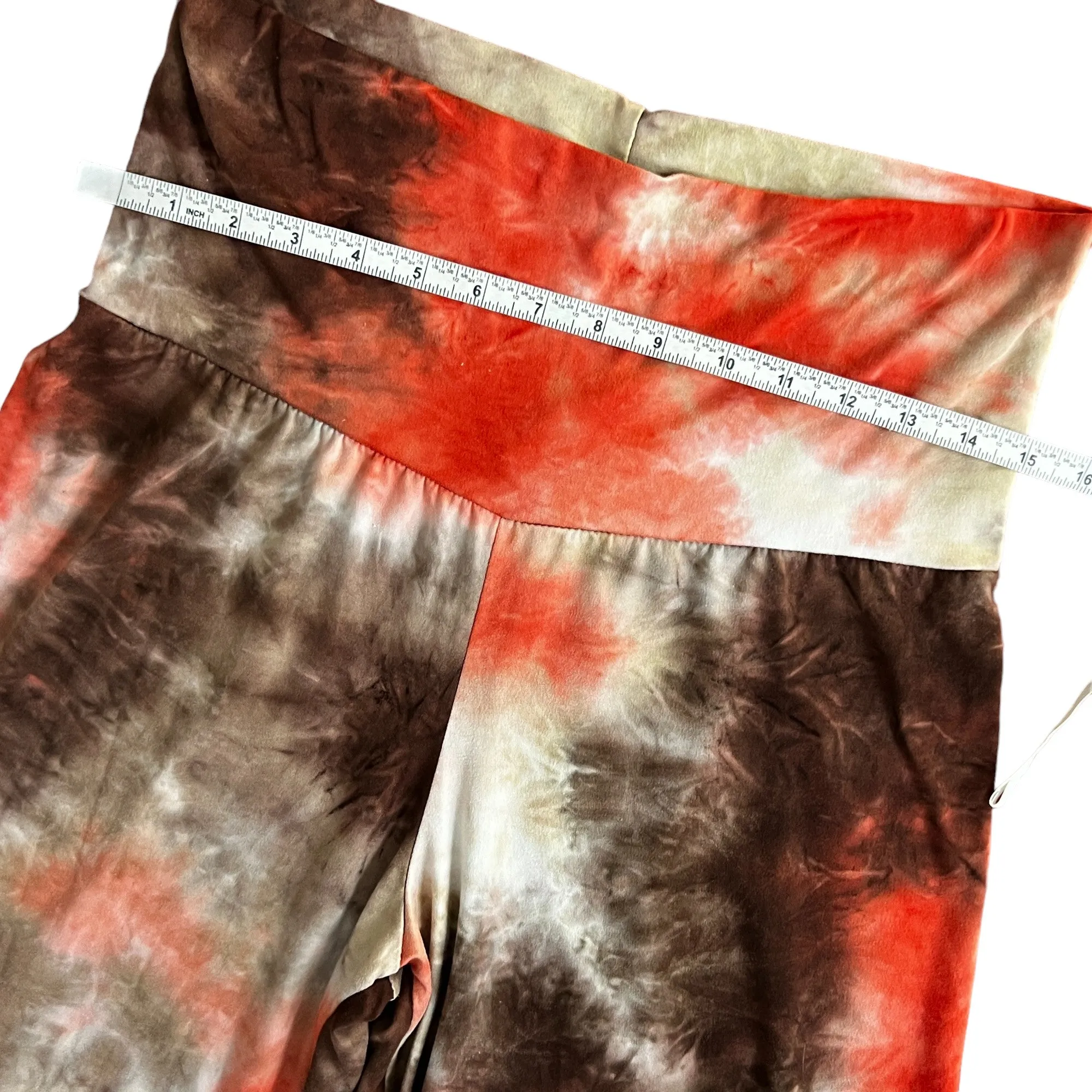 Tie Dye Flare Leg Pants Size Small