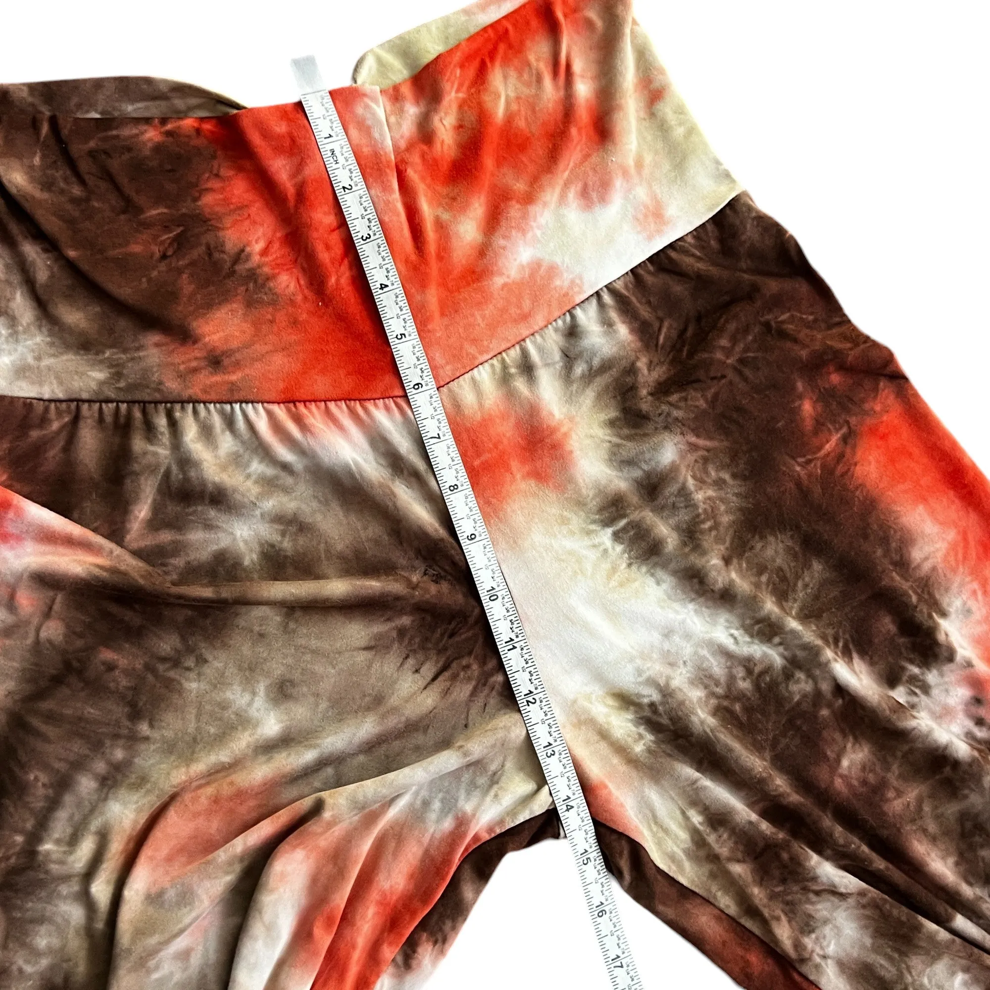 Tie Dye Flare Leg Pants Size Small