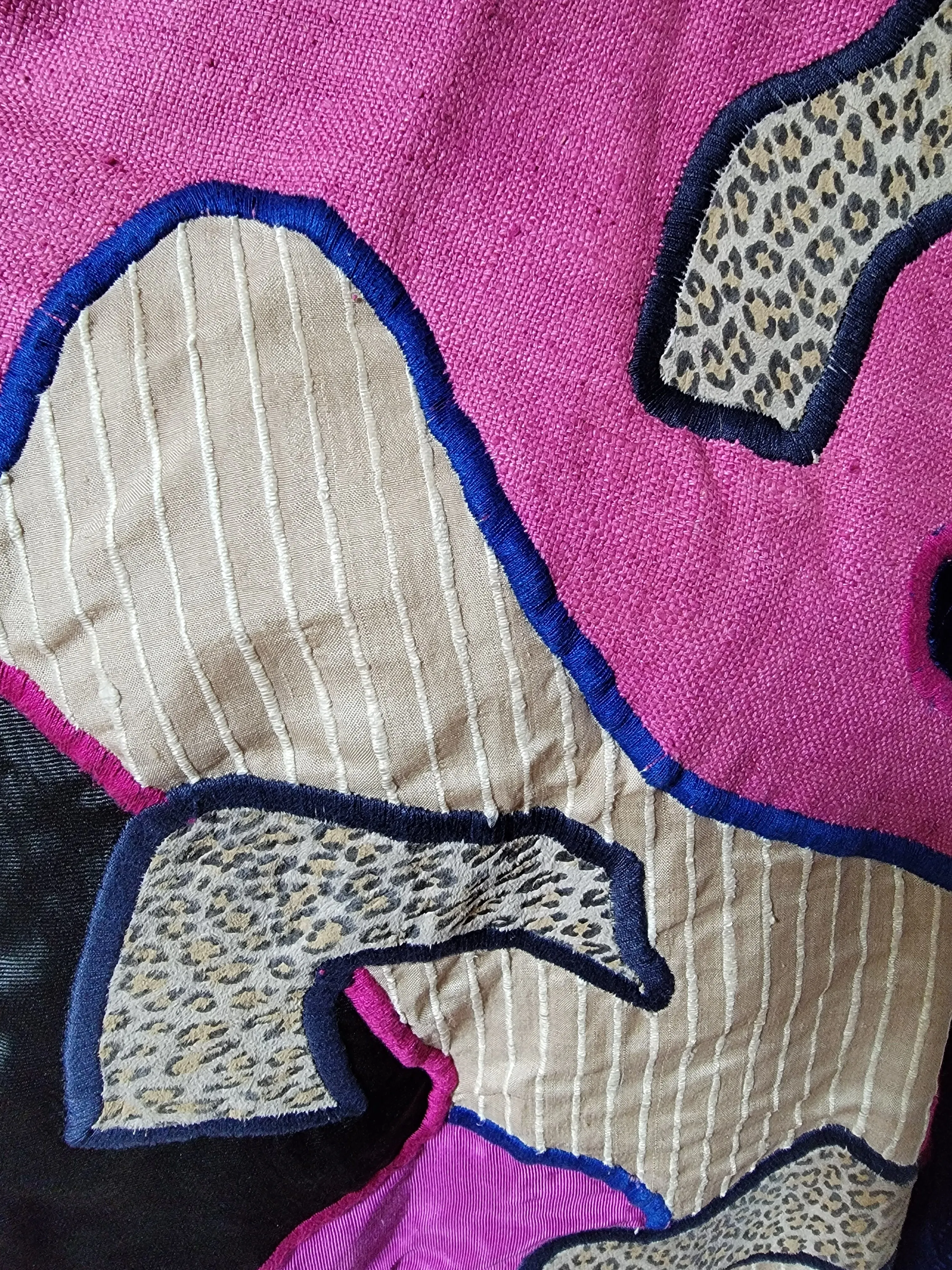 Vintage 1980’s Judith Roberts La Coleccion Applique and Patchwork Coat