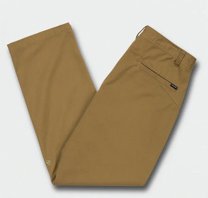 Volcom - Frickin Skate Stretch Chino Pants | Dark Khaki