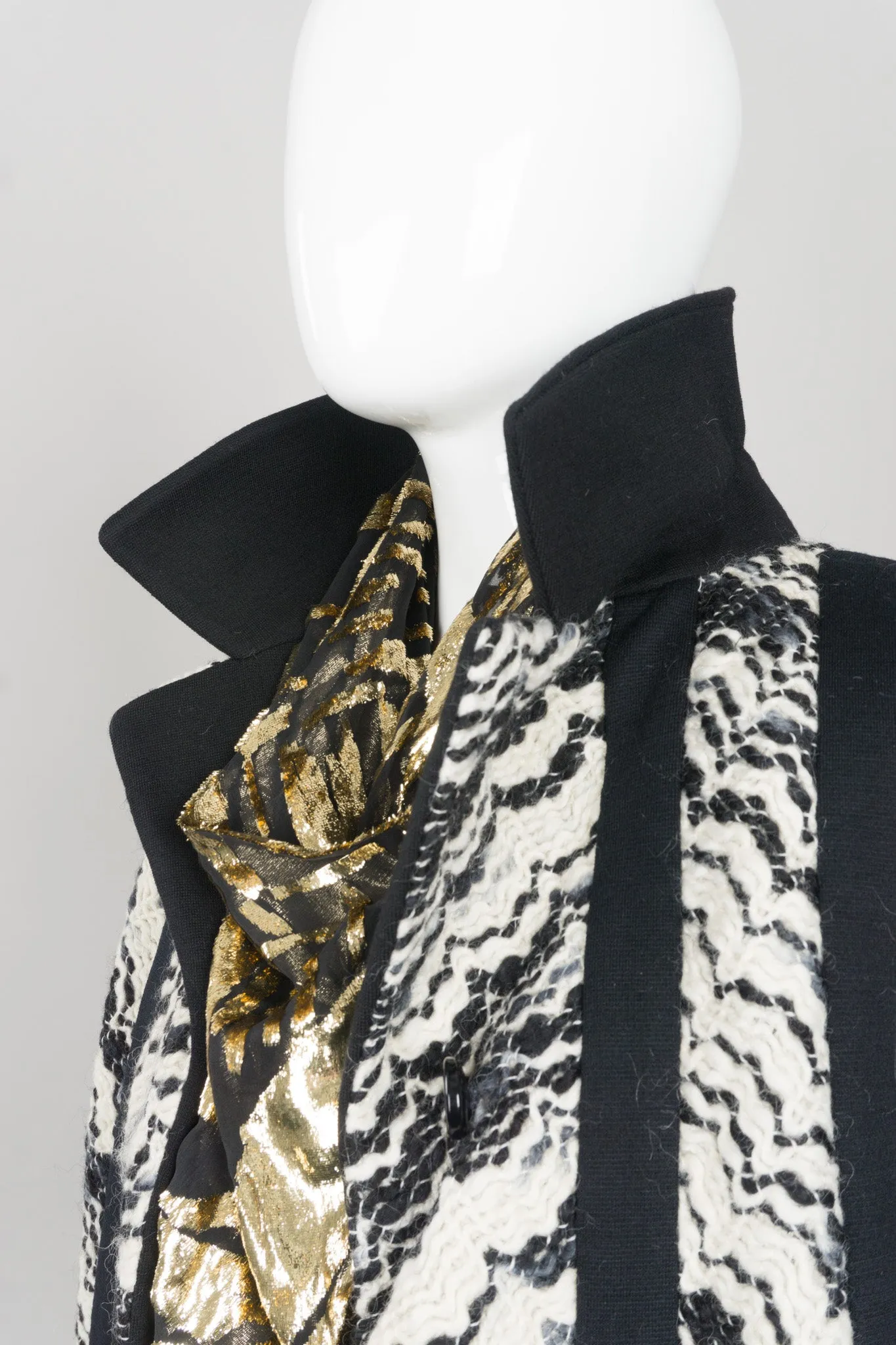 Wavy Chevron Coat